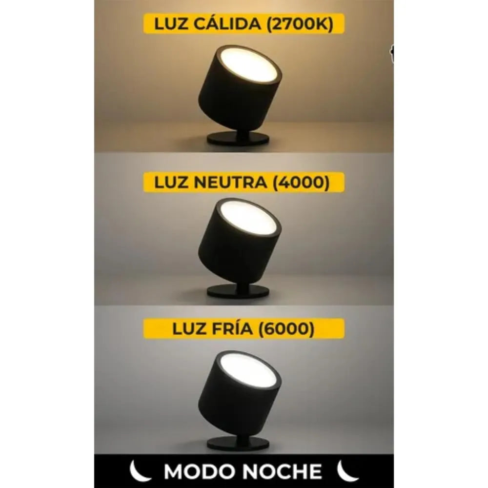 Lampara Doble Reflector Recargable Girat
