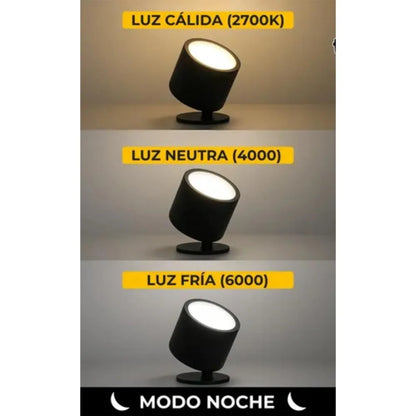 Lampara Doble Reflector Recargable Girat